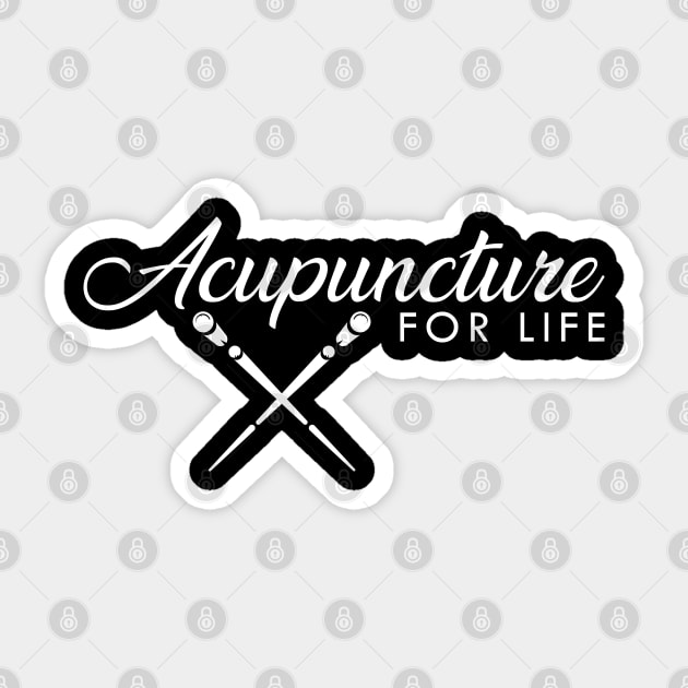 Acupuncture for life Sticker by KC Happy Shop